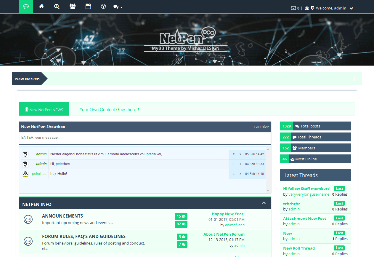 NetPen Responsive MyBB Theme.png